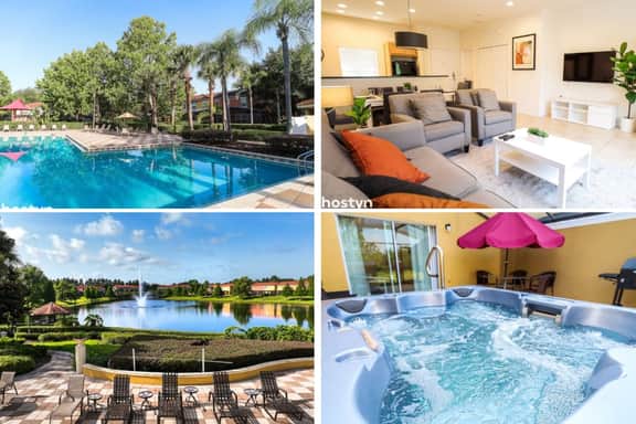 Townhome + Jacuzzi + Grill + 10" min Disney!